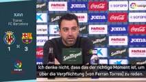 Xavi über Torres-Transfer: “Das sind Gerüchte”
