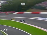 F1 2005 Belgium GP Race Villeneuve Epic Save Kartikeyan battle