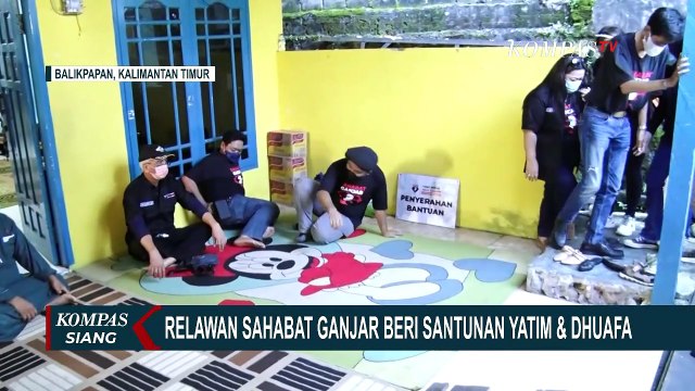 Sukarelawan Sahabat Ganjar Beri Santunan untuk Anak-anak Panti di Balikpapan
