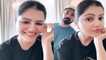 Abhinav Shukla की वजह से दुल्हन की तरह शरमाईं Rubina Dilaik, Video Viral | FilmiBeat