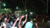 Miles de aficionados del Palmeiras celebran la segunda Copa Libertadores consecutiva