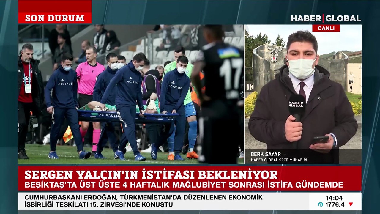 Son Dakika Beşiktaş Teknik Direktörü Sergen Yalçın istifasını sunacak