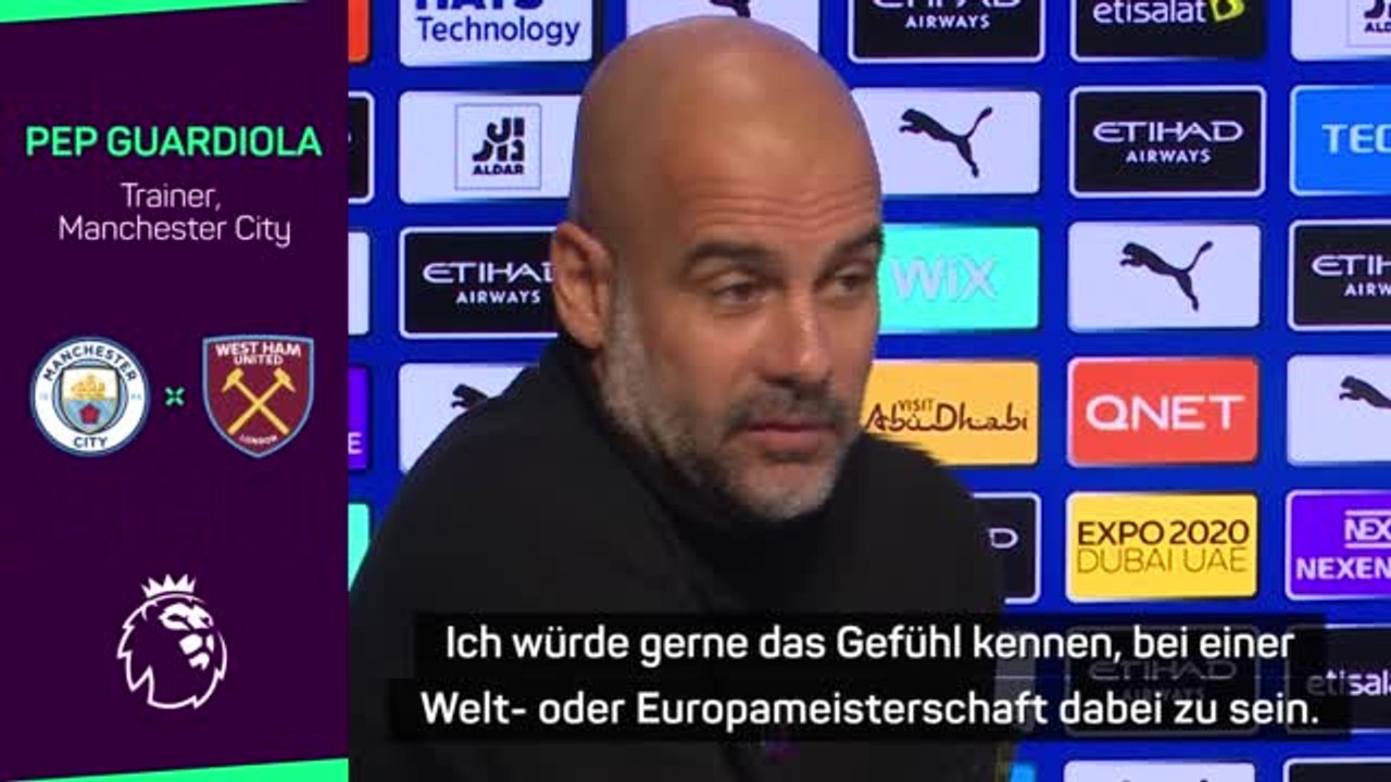 Guardiola äußert Wunsch, Nationaltrainer zu werden