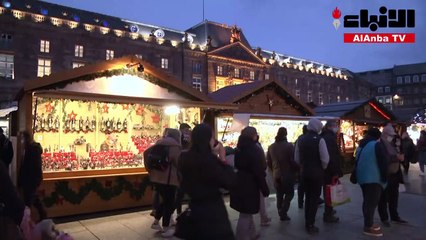 سوق الميلاد في ستراسبورغ تغص بالزوار رغم انتشار كورونا