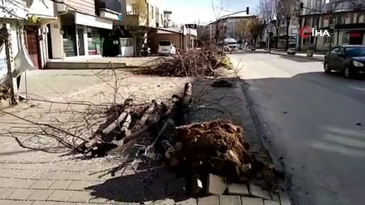 Bursa’da şiddetli lodos hayatı felç etmeye devam ediyor