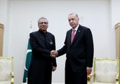 Cumhurbaşkanı Erdoğan, Pakistan Cumhurbaşkanı Arif Alvi ile görüştü