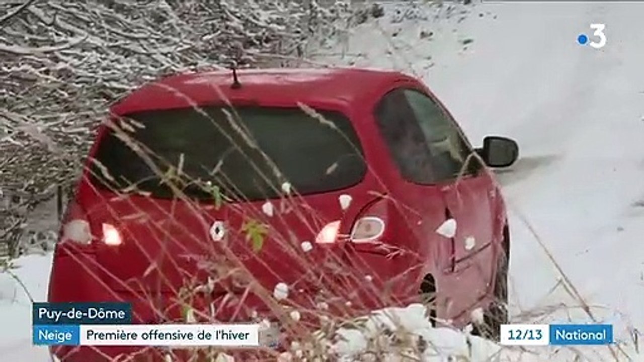 Premières chutes de neige et premières frayeurs sur les routes