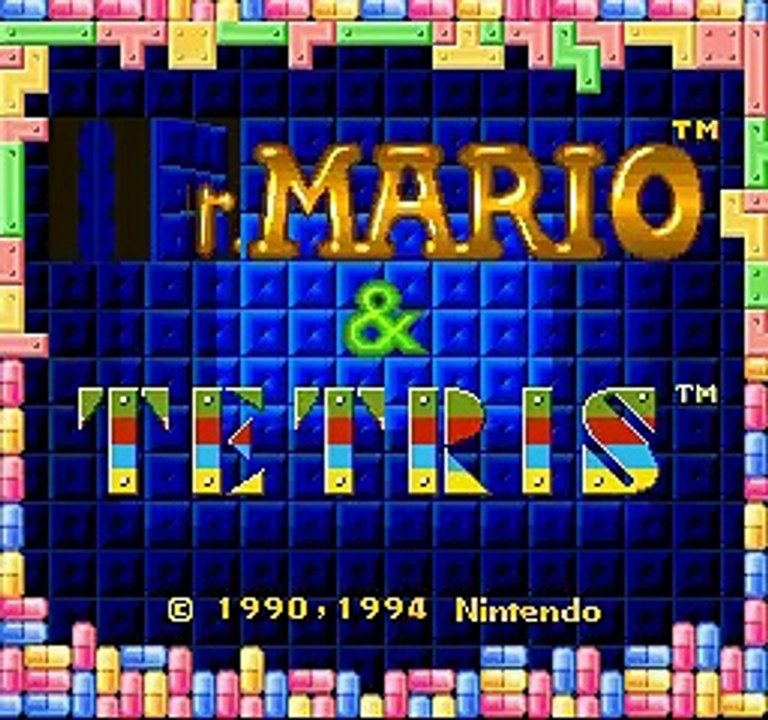 Tetris & Dr. Mario online multiplayer - snes