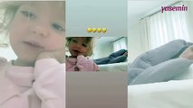 Pelin Akil uyurken kızının çektiği video izleyenleri güldürdü