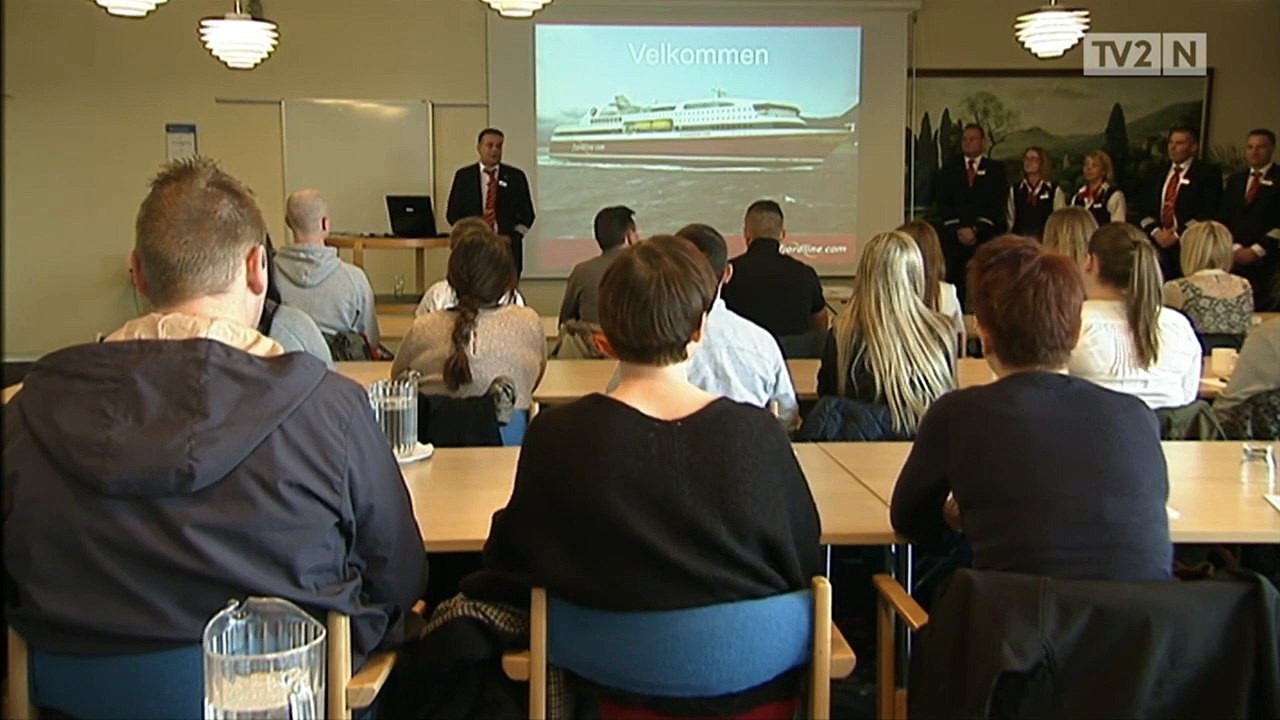 Ny besætning | Fjord Line | Michael Rostholm | Tanja Jørgensen | Hirtshals | Hjørring | 02-04-2013 | TV2 NORD @ TV2 Danmark