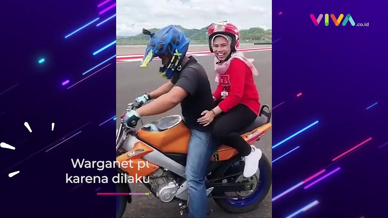 Motor Nekat Freestyle di Sirkuit Mandalika, Ini Faktanya!