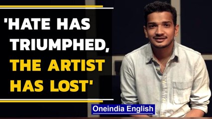 Comedian Munawar Faruqui’s Bengaluru show cancelled; says, ‘hate won, I’m done’ | Oneindia News