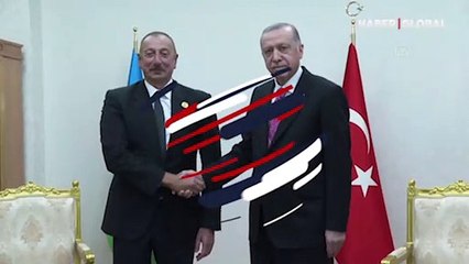 Cumhurbaşkanı Erdoğan, Azerbaycan Cumhurbaşkanı Aliyev ile görüştü