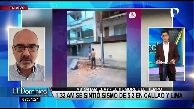 Abraham Levy sobre terremoto en Amazonas: “Es posible que se produzcan algunas réplicas”