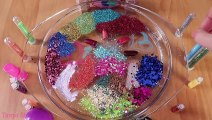 Mixing Makeup, Glitter and Mini Glitter Into Clear Slime ! MOST SATISFYING SLIME VIDEO !! #2