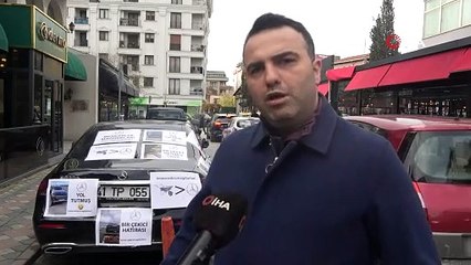 Milyonluk lüks araçla iki defa yolda kalınca böyle protesto etti