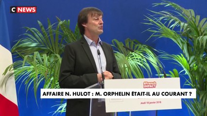 Affaire Nicolas Hulot : Matthieu Orphelin était-il au courant ?