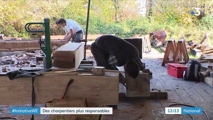 Eure : des charpentiers aux méthodes ancestrales plus responsables