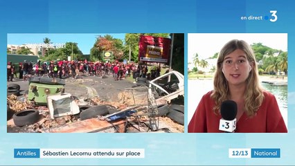 Crise aux Antilles : Sébastien Lecornu, le ministre des Outre-mer, sur rend sur place