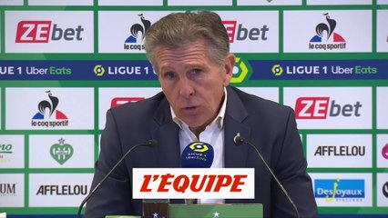 Descargar video: Puel : «L'expulsion est très sévère, si ce n'est plus» - Foot - L1 - Saint-Etienne