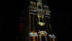 Vídeo: la Navidad 'toma' la torre sur de la Catedral de Málaga