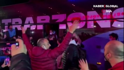 Trabzonspor'a muhteşem karşılama