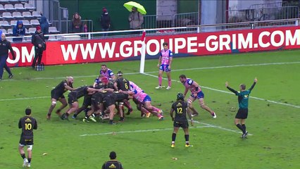 TOP 14 - Essai de Bastien SOURY (BO) - Biarritz Olympique - Stade Français Paris - J11 - Saison 2021/2022