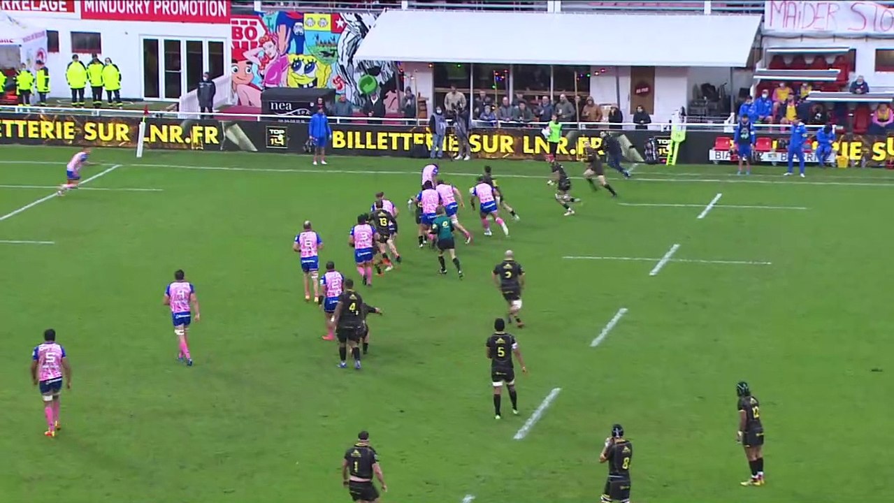 TOP 14 - Essai de Tomas CUBELLI (BO) - Biarritz Olympique - Stade Français Paris - J11 - Saison 2021/2022