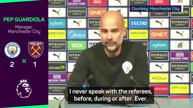 Man City's groundskeepers 'men of the match' says Guardiola