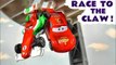 Disney Cars 3 Lightning McQueen in Race to the Claw Funny Funlings Race versus Hot Wheels and Funlings Cars in this Family Friendly Full Episode English Video for Kids by Toy Trains 4U