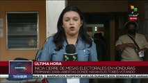 Honduras: CNE precisa cierre de mesas electorales donde hayan votos de electores