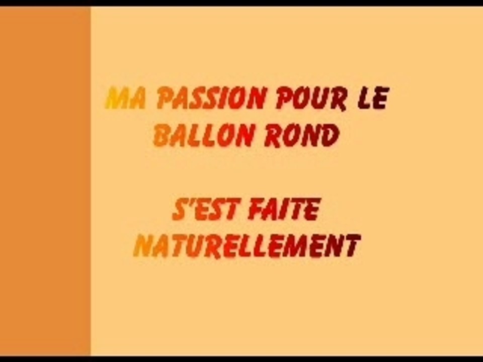 Ma passion