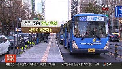 [날씨] 추위 주춤, 중서부 먼지↑…내일 전국 비
