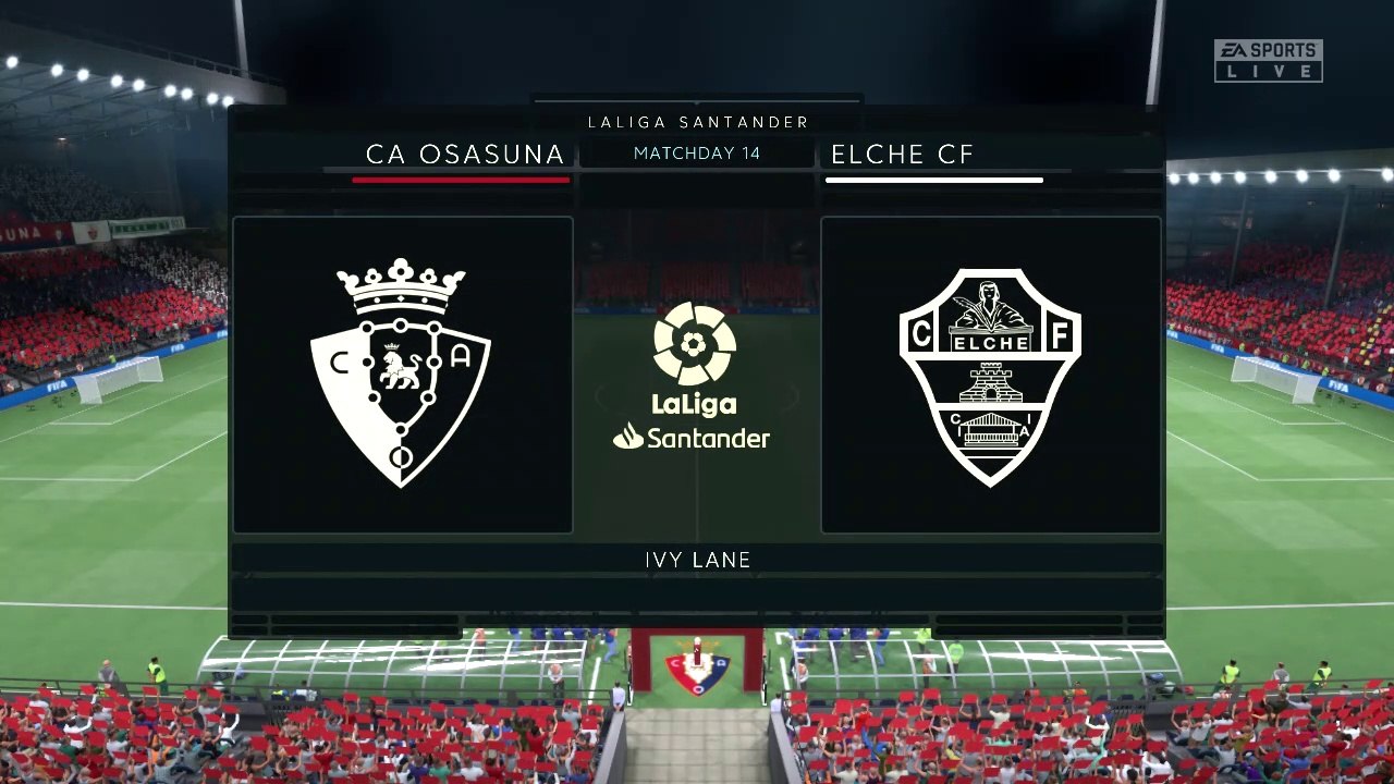 Osasuna vs Elche || La Liga - 29th November 2021 || Fifa 22