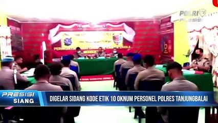 Wakapolres Tanjungbalai Berhentikan 10 Anggota Secara Tidak Hormat