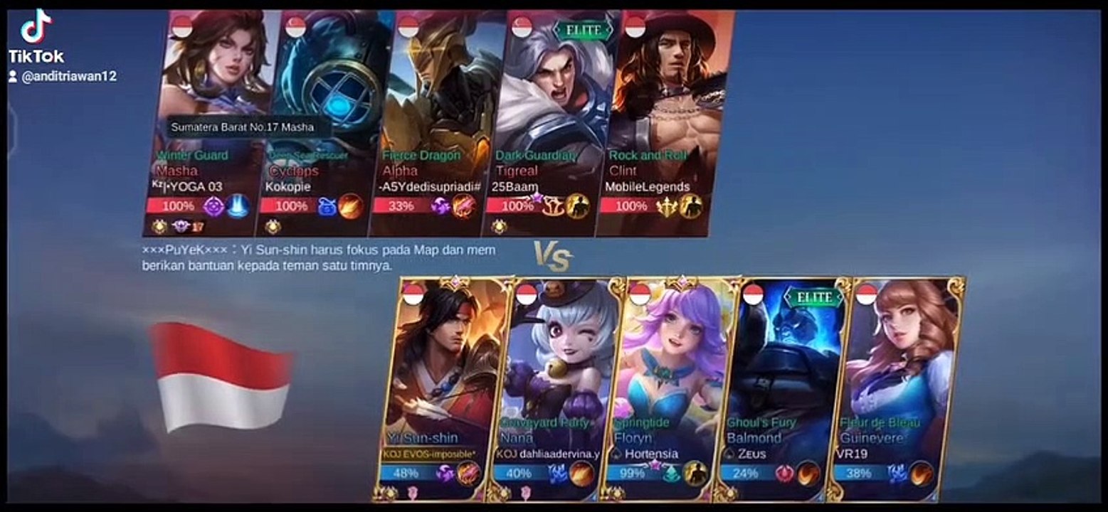 Mobile legends bang bang