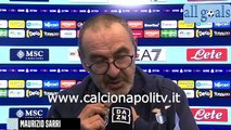 Napoli-Lazio 4-0 28/11/21 intervista post-partita Maurizio Sarri