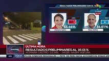 Pueblo hondureño celebra ventaja de Xiomara Castro como candidata a la presidencia