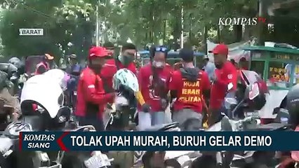 Descargar video: Serikat Buruh di Bandung Gelar Demo Tolak Upah Minimum Rendah