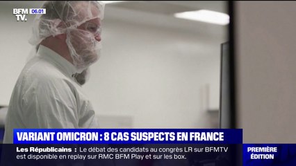 Variant Omicron: 8 cas suspects détectés en France