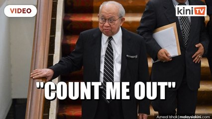 Count me out for GE15, I think this time it's for real, says Ku Li