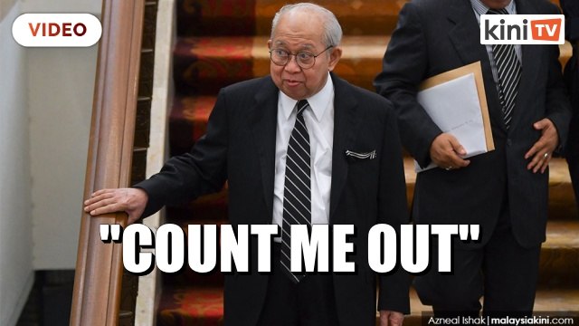 Count me out for GE15, I think this time it's for real, says Ku Li