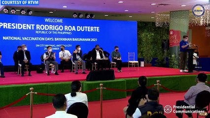 Launching of the National Vaccination Days: Bayanihan, Bakunahan 2021 SM City Masinag, Antipolo City, Rizal November 29, 2021