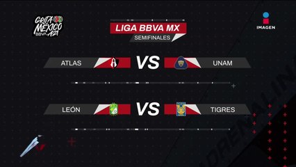 Así se jugarán las semifinales del Apertura 2021