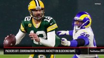 Packers Offensive Coordinator Nathaniel Hackett on Blocking Rams