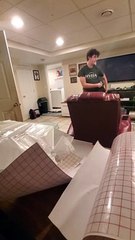 Son Screams at Thanksgiving Turkey Surprise