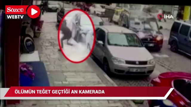 Ölümün teğet geçtiği anlar kamerada