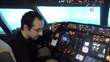 Türk'e ''imkansız'' de, otur izle: Evde kendi yolcu uçağını yaptı!