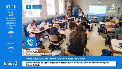 29/11/2021 - Le 6/9 de France Bleu Drôme Ardèche en vidéo