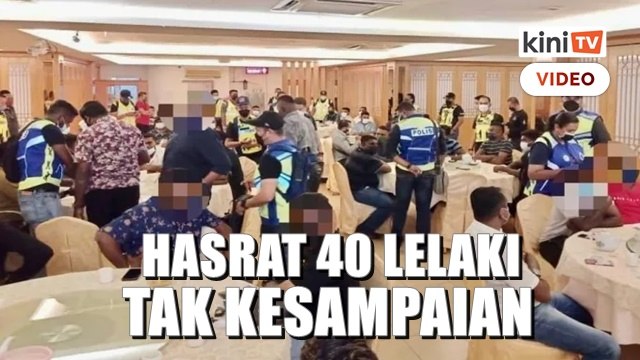 Cubaan hidupkan semula kongsi gelap gagal, 40 lelaki ditahan